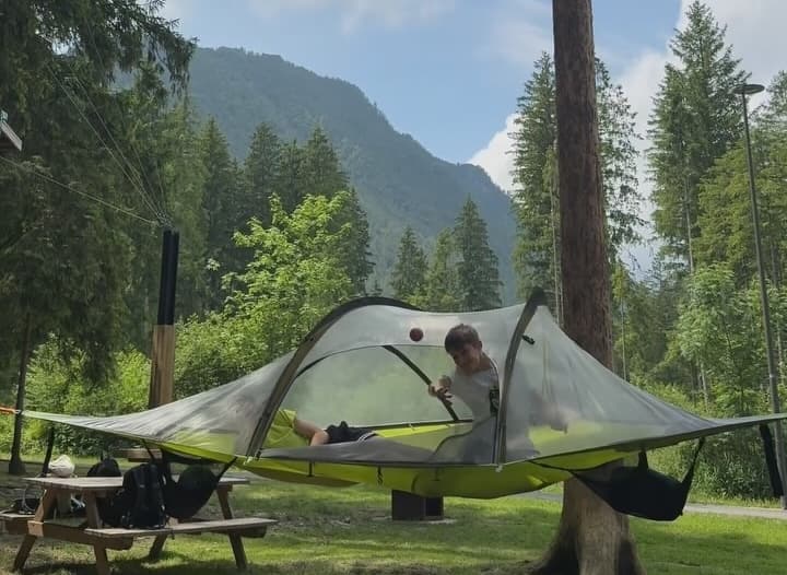 Parco avventura e tende sospese!