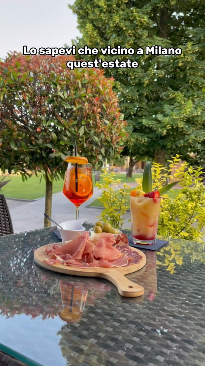 Aperitivo in fattoria nel verde