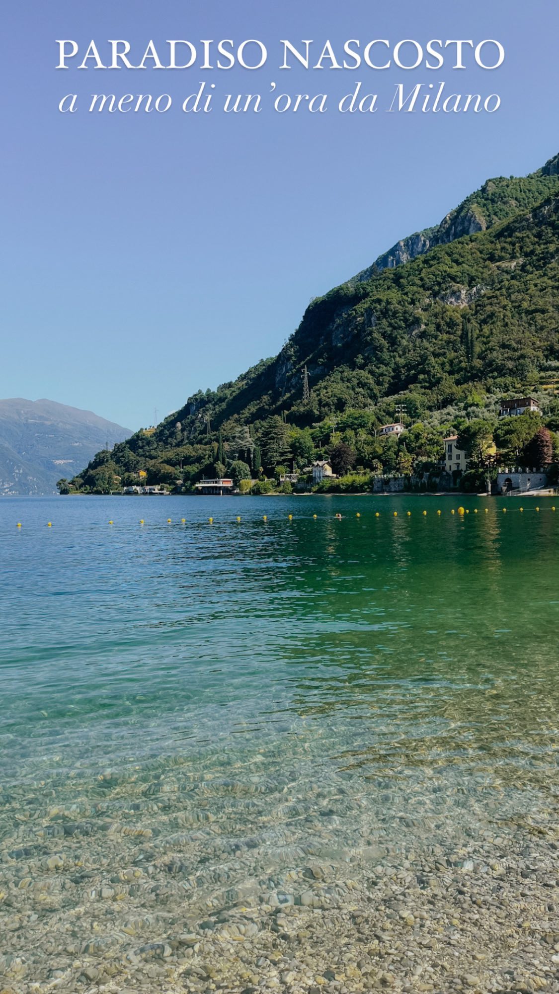Paradiso sul lago di Como